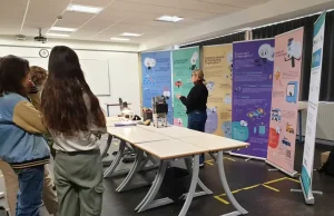 Photo d'un stand au Lycée agricole de Pixérécourt, Maxeville. Dans le cadre d’une après-midi dédié à l’environnement.